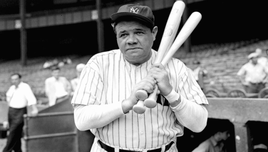 Babe Ruth -The most famous and influential baseball players